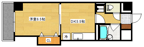 Flavor東観音の間取り