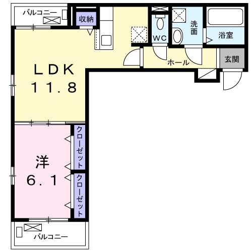 ユーキーフカワの間取り