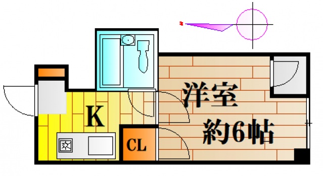 コーポ吉村の間取り