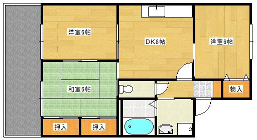 ピュアOGAWAの間取り