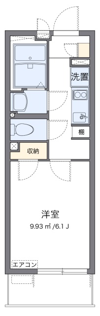 クレイノTMKの間取り