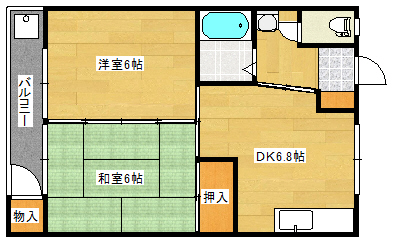 橋本ビルの間取り