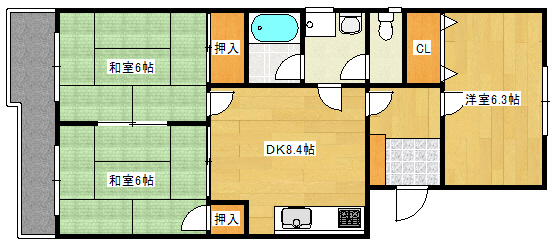 第2ベルハウスの間取り