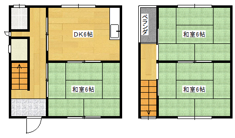 広島県広島市西区己斐上3丁目（一戸建）の賃貸物件の間取り