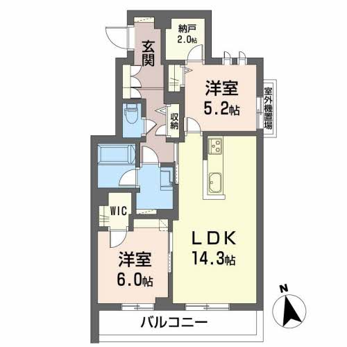 ミラベルシエロの間取り