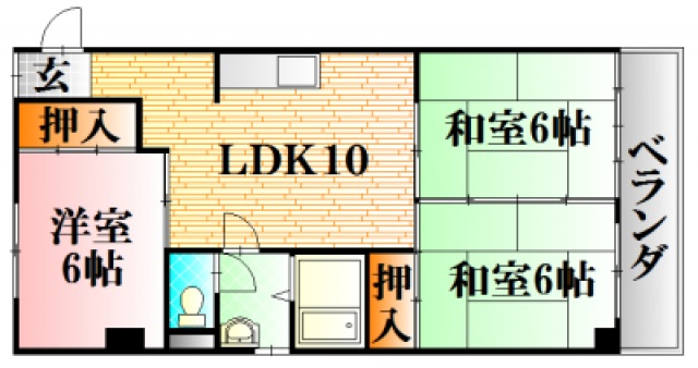 第3中川ビルの間取り