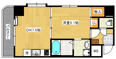 ベラ福本の間取り