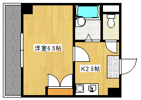 シティーパル土井の間取り