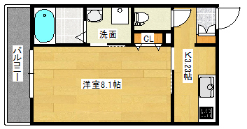 ピーエス庚午北の間取り