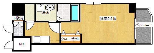 Bonheur平和大通りの間取り