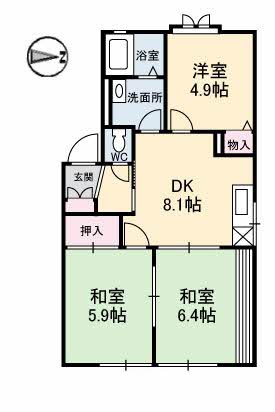 セフィラ田島の間取り