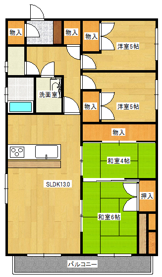 センテニアル東観音の間取り