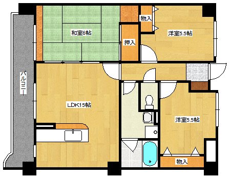 カーサ古江の間取り