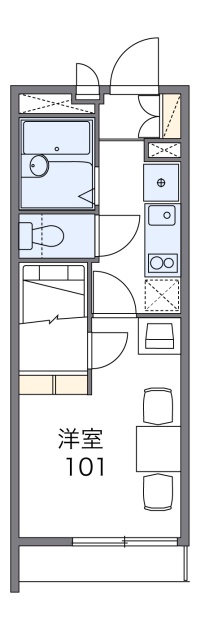 レオパレス有朋の間取り