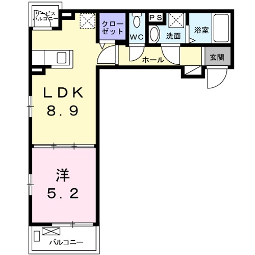 コンテ3祇園の間取り