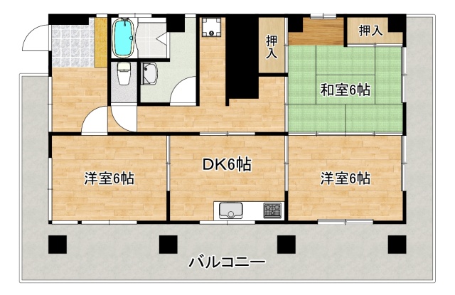 サンシャイン大久保の間取り