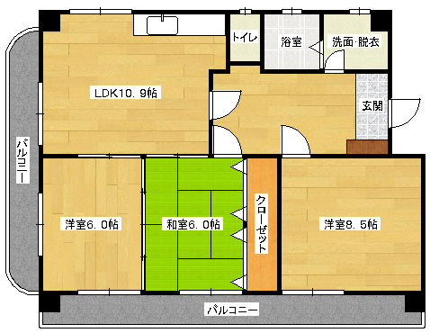 グリーンヒル吉村の間取り