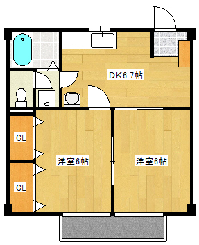 ファミール安東の間取り