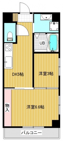 ノーブル平和大通りの間取り