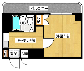 ニューライフ段原の間取り