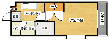 カーサ大塚2ndの間取り