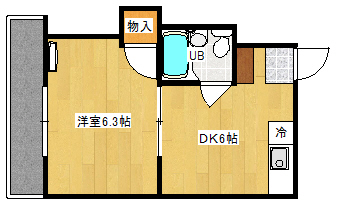 八宝ビルの間取り