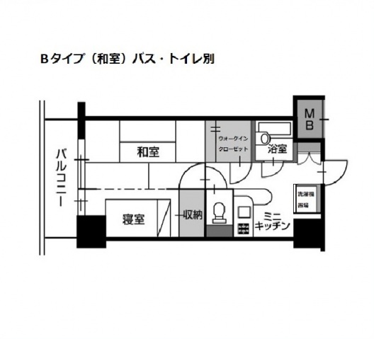 ラポール中島の間取り