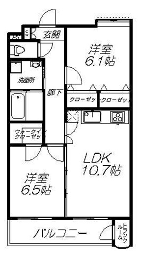 クロスデータビルの間取り