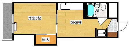 グリーンパーク庚午の間取り