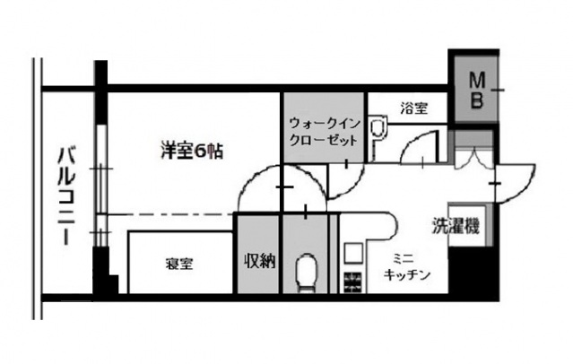 ラポール中島の間取り