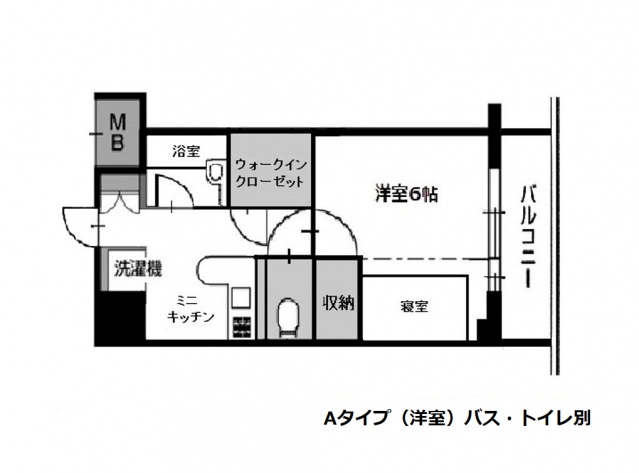 ラポール中島の間取り