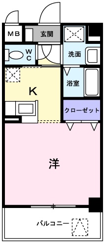 カルフ-ル緑井の間取り