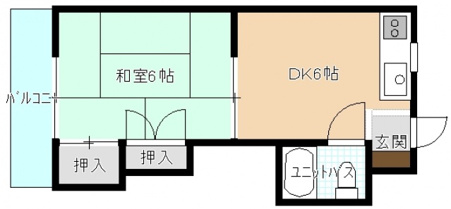 第1矢賀ハイムの間取り