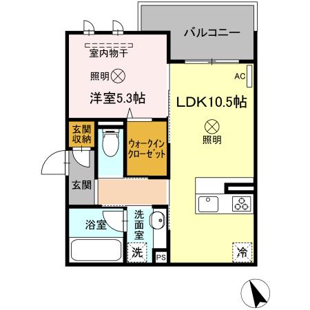 D-room中筋2棟の間取り