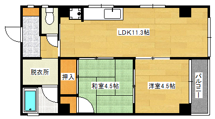 第5住田ビルの間取り