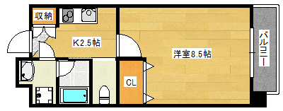 LUTELLA皆実町の間取り