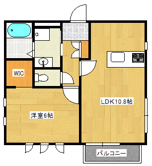 フォレストメゾン庚午北の間取り