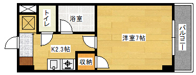 シャローム村岡の間取り