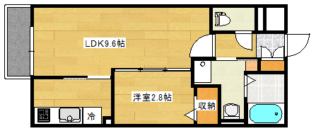 月光南観音壱番館の間取り