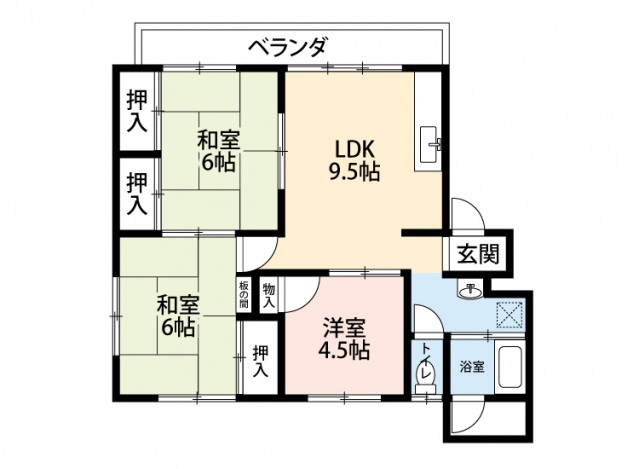 多山ビルの間取り