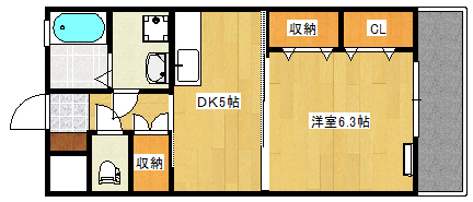 PalazzoHashimoto2rdの間取り