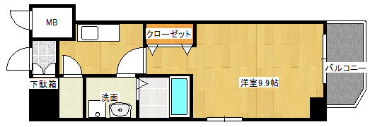 Bonheur平和大通りの間取り