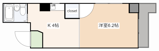 ウエストハイツの間取り