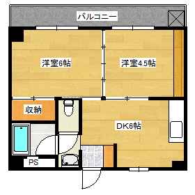 第2内野ビルの間取り