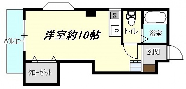 アベイユ江波の間取り