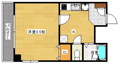 クロワール京橋の間取り