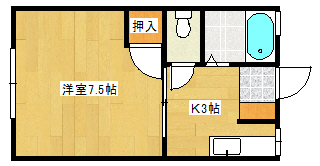 シティハイムミタニの間取り