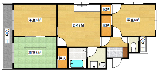 コーポ川本の間取り