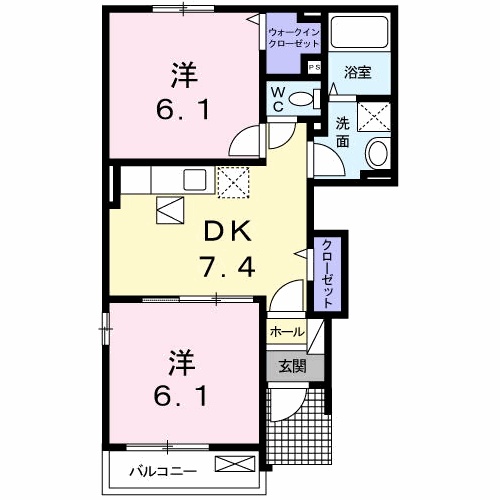 ガーデンハウス2の間取り