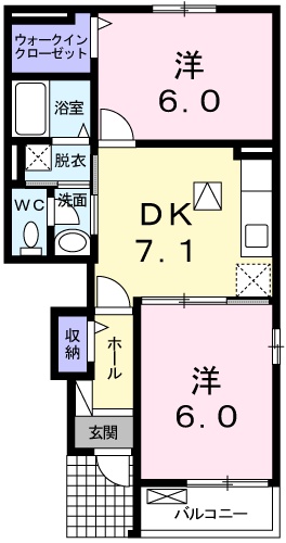 カーサフェリーチェ参番館の間取り